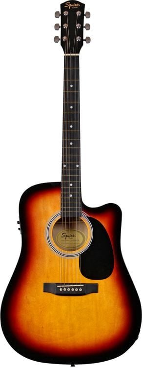 Squier SA-105CE Dreadnought Cutaway SBS