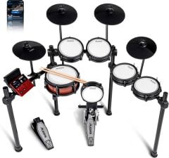 ALESIS Nitro Pro XL 10 Parça Elektronik Davul Seti - Bluetooth ve BFD Sesler Dahil
