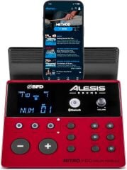 ALESIS Nitro Pro XL 10 Parça Elektronik Davul Seti - Bluetooth ve BFD Sesler Dahil