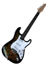 Rock Viper Night Flame SSS Elektro Gitar