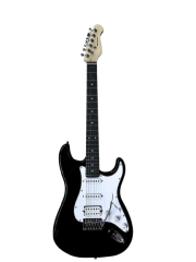 Rock Viper Black Strike HSS Elektro Gitar