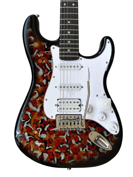 Rock Viper Inferno Art HSS Limited Edition Elektro Gitar