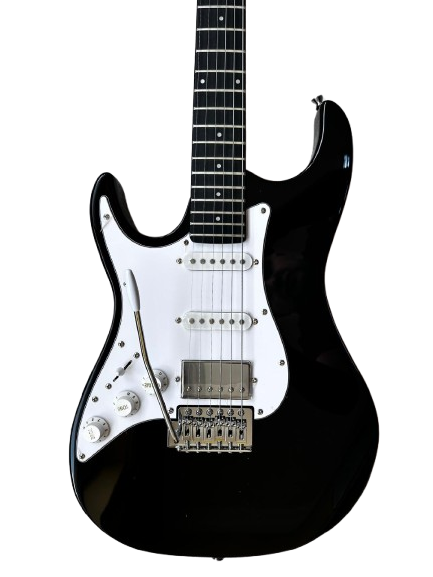 Rock Viper Solak HSS Siyah Elektro Gitar