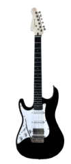 Rock Viper Solak HSS Siyah Elektro Gitar