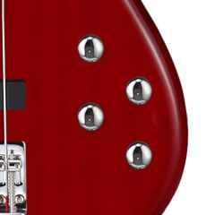 CORT AB5PLUSTR AKTİF 5 TELLİ TRANS KIRMIZI BASS GİTAR