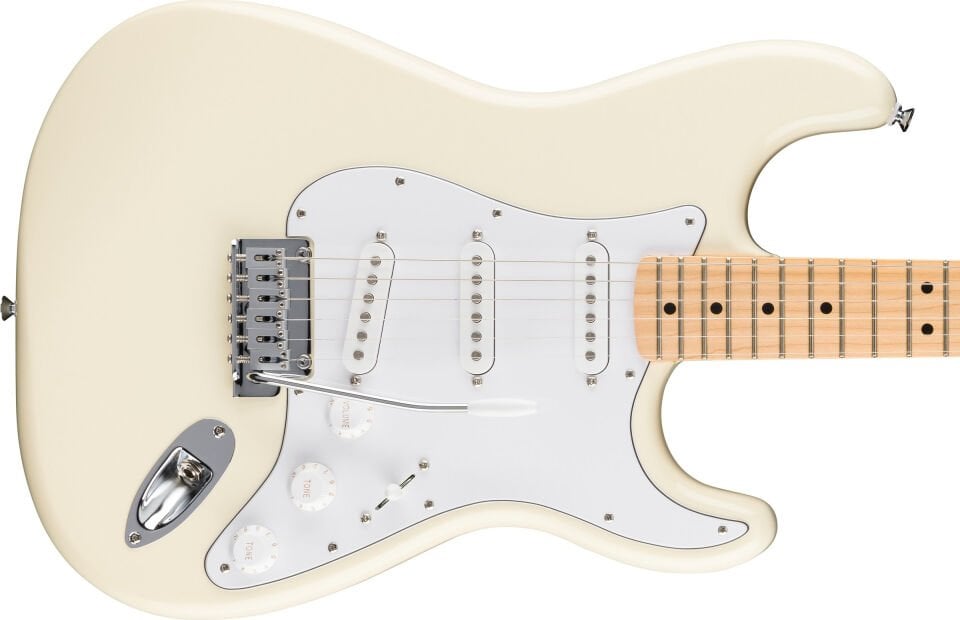 Fender Standard Stratocaster Akçaağaç Klavye Olympic White Elektro Gitar