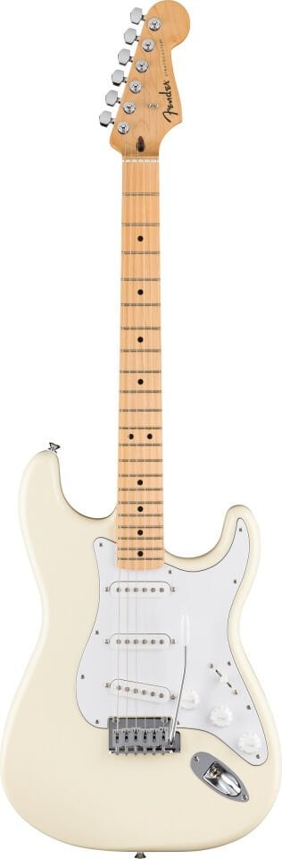 Fender Standard Stratocaster Akçaağaç Klavye Olympic White Elektro Gitar