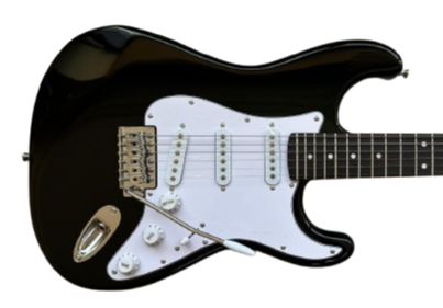 Rock Viper SSS Siyah Elektro Gitar Kozmos Amfi Başlangıç Paketi