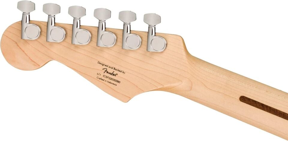 Squier Sonic Stratocaster Hard Tail Akçaağaç Klavye Arctic White Elektro Gitar