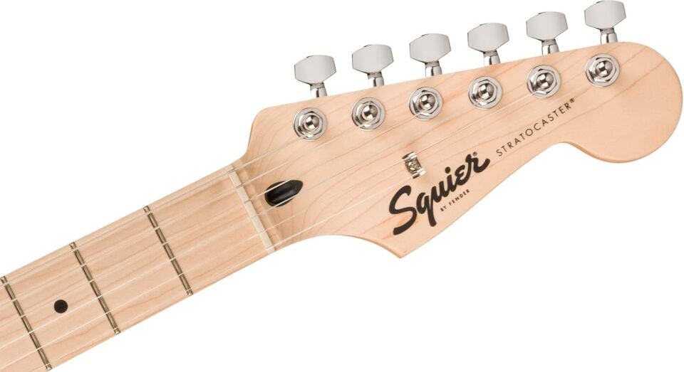 Squier Sonic Stratocaster Hard Tail Akçaağaç Klavye Arctic White Elektro Gitar