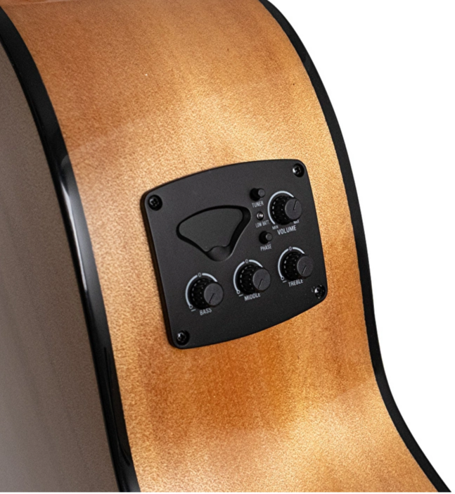 Martinez MC-10C CE Elektro Klasik Gitar