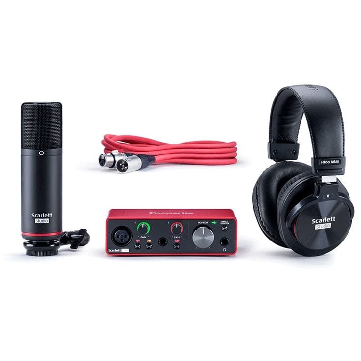 Focusrite Scarlett Solo Studio Gen 3 Kayıt Paketi MOSC0030