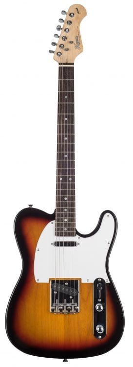 KOZMOS KTL-ALDSSS-SRWN-3TS Telecaster SS Sunburst Elektro Gitar