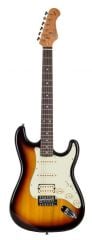 KOZMOS KST-62HSS-GRWN-3TS 62 Stratocaster HSS Sunburst Elektro Gitar