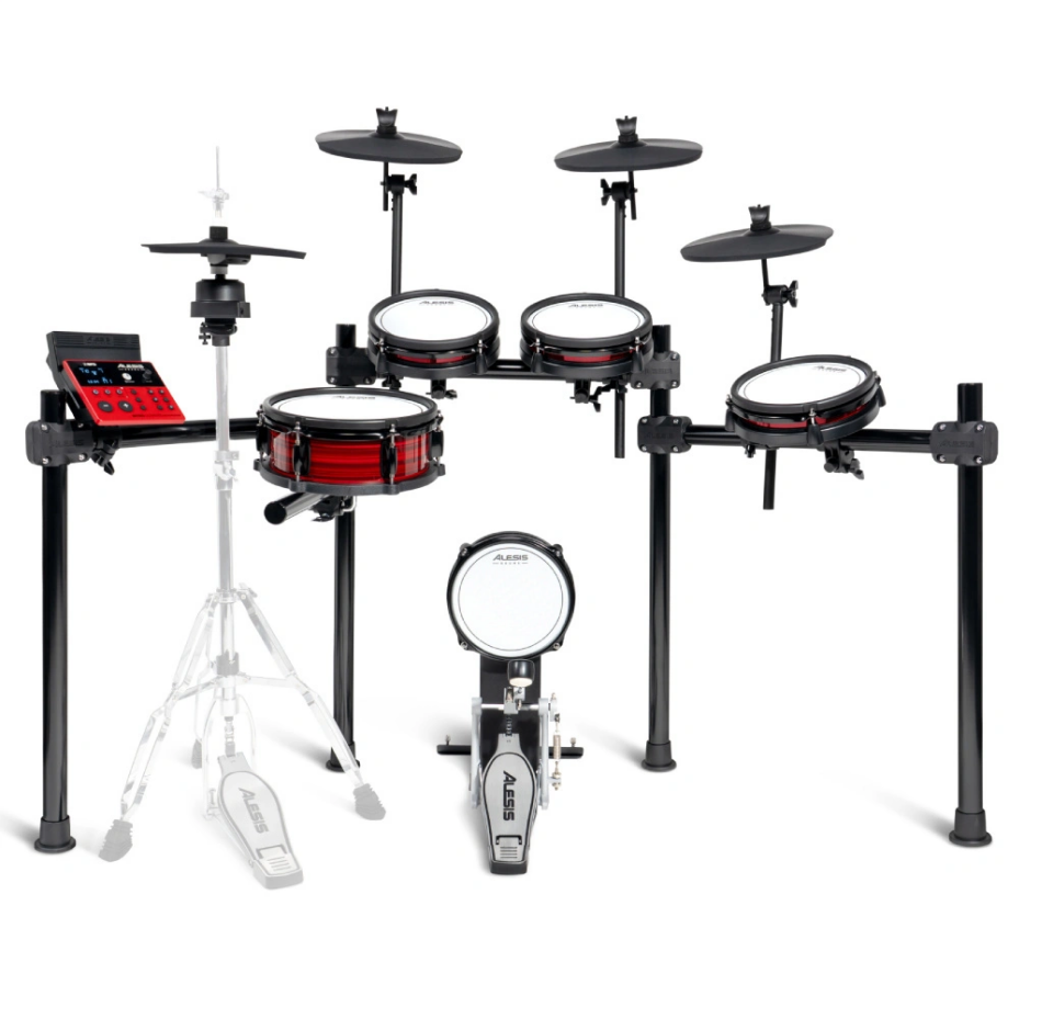 ALESIS Nitro Ultimate 9 Parça Elektronik Davul Seti (Bluetooth ve Hareketli Hi-Hat Özelliği ile)