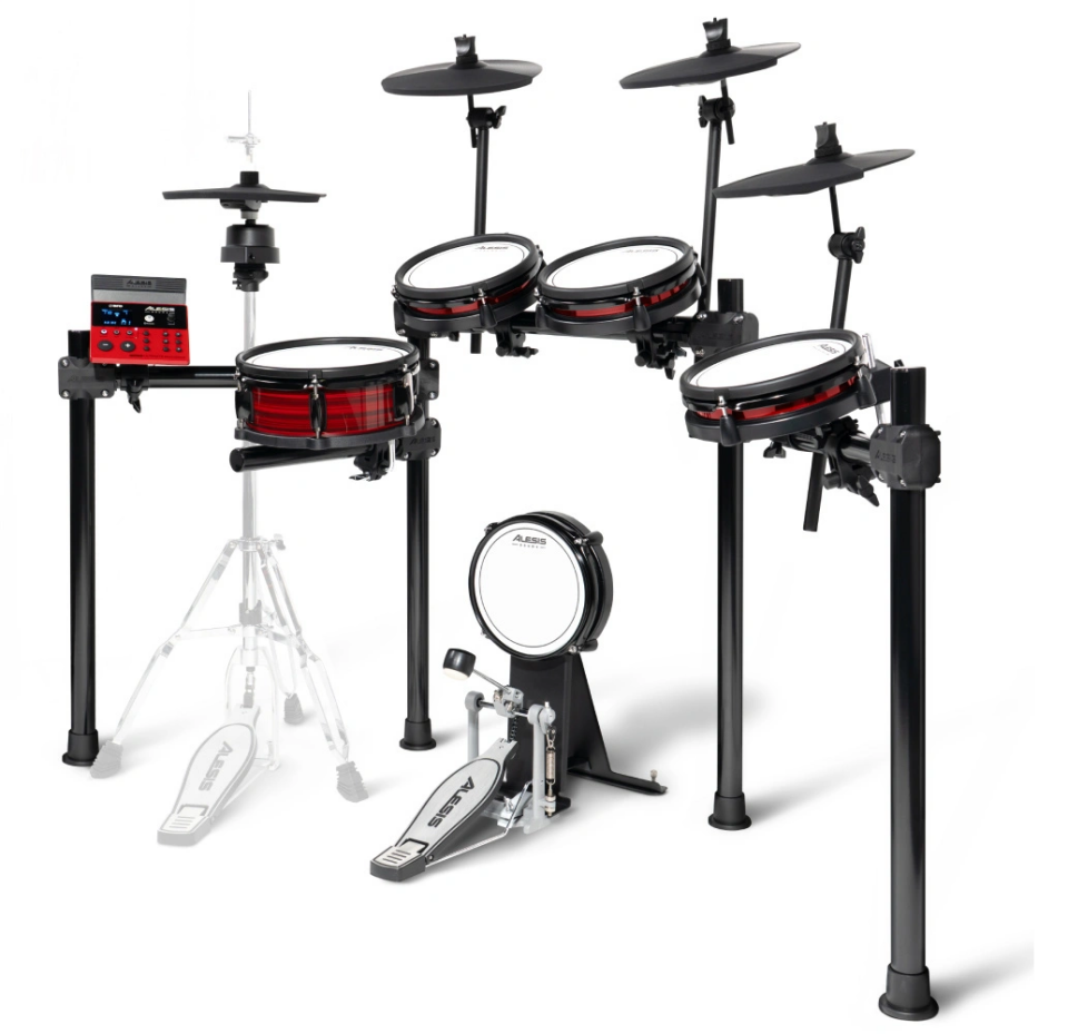 ALESIS Nitro Ultimate 9 Parça Elektronik Davul Seti (Bluetooth ve Hareketli Hi-Hat Özelliği ile)