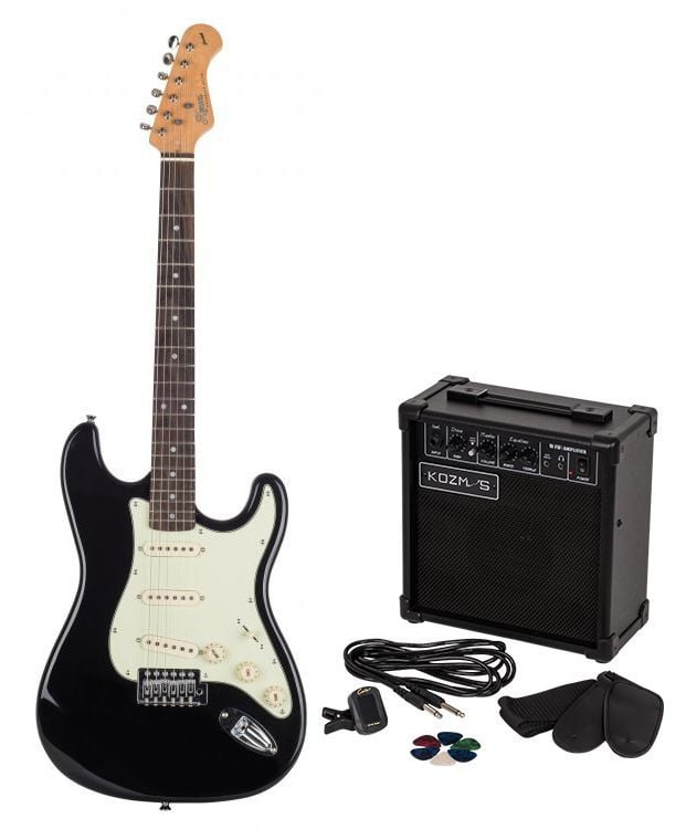 KOZMOS KGP-STG10-BK Başlangıç Elektro Gitar Paketi