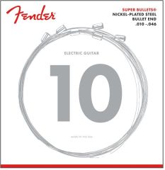 Fender Super Bullets Strings Nickel Plated Steel Bullet End 3250R Gauges .010-.046 String Sets - Elektro Gitar Teli