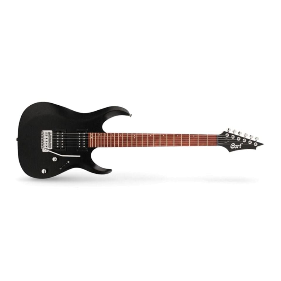 CORT X100 OPBK Siyah Elektro Gitar Seti – Kozmos NOVA-MINI-BK Amfi