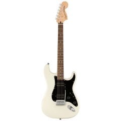 Squier Affinity Stratocaster HH Laurel Klavye Black PG Olympic White Elektro Gitar