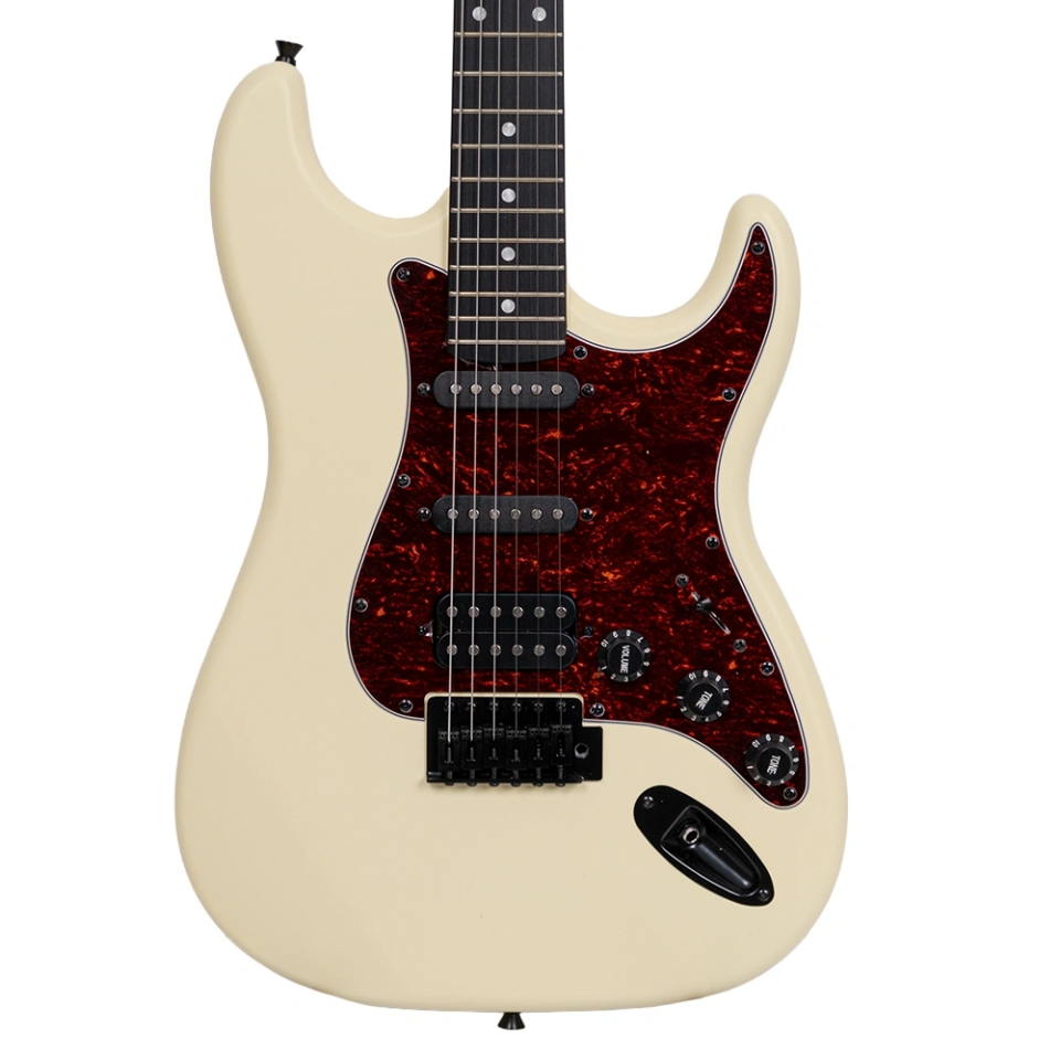 KOZMOS KST-205HSS-MSL Olympic White Elektro Gitar Seti – KOZMOS NOVA-MINI Amfili