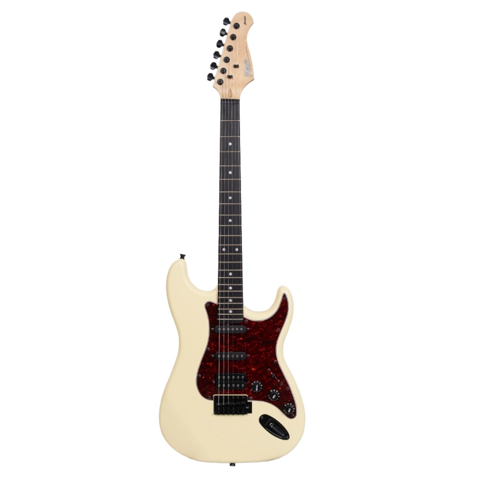 KOZMOS KST-205HSS-MSL Olympic White Elektro Gitar Seti – KOZMOS NOVA-MINI Amfili