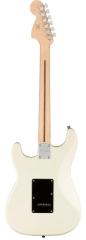 Squier Affinity Stratocaster HH Laurel Klavye Black PG Olympic White Elektro Gitar