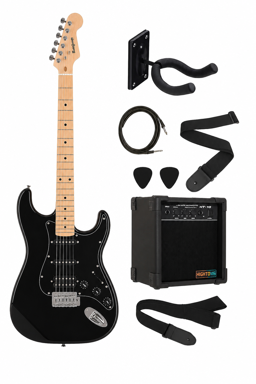 Madison MEG-3BK Siyah Elektro Gitar Amfi Seti