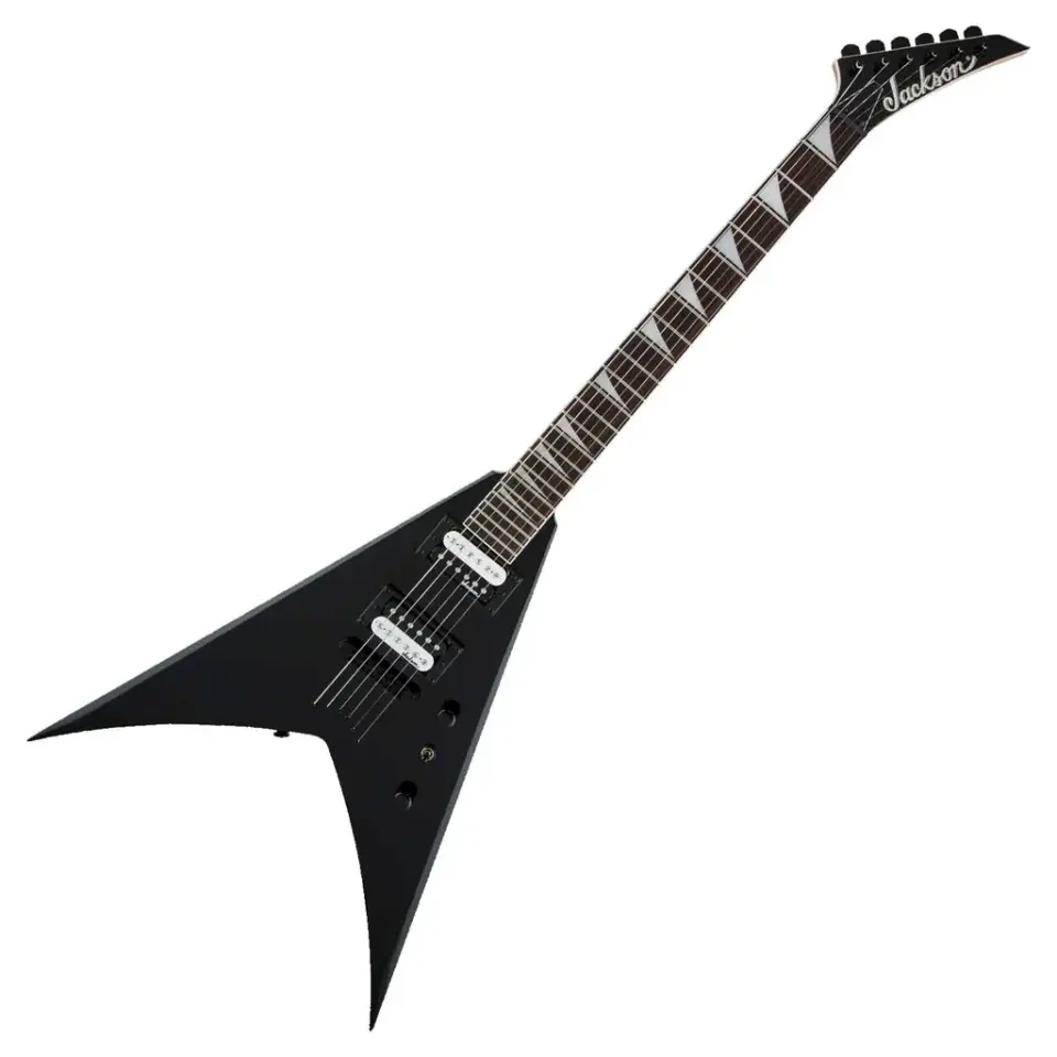 Jackson JS32T King V Sabit Köprü Amaranth Klavye Gloss Black Elektro Gitar