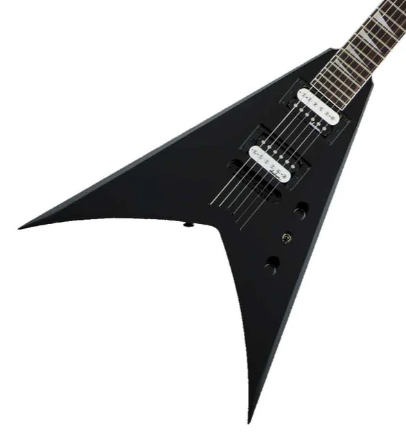 Jackson JS32T King V Sabit Köprü Amaranth Klavye Gloss Black Elektro Gitar