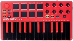 AKAI MPKMINI 3 Kırmızı MIDI Klavye