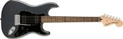 Squier Affinity Stratocaster HH Laurel Klavye Charcoal Frost Metallic Elektro Gitar