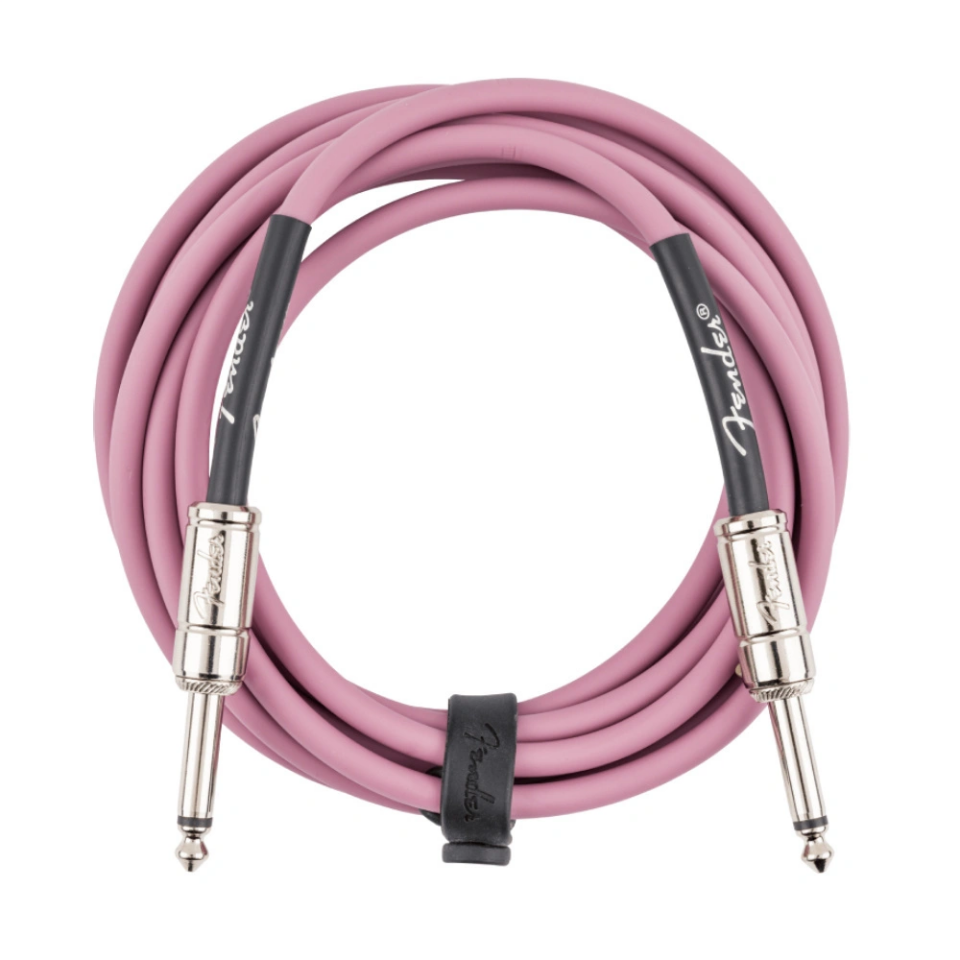 Fender Contour Serisi 3 Metre Pembe Enstrüman Kablosu