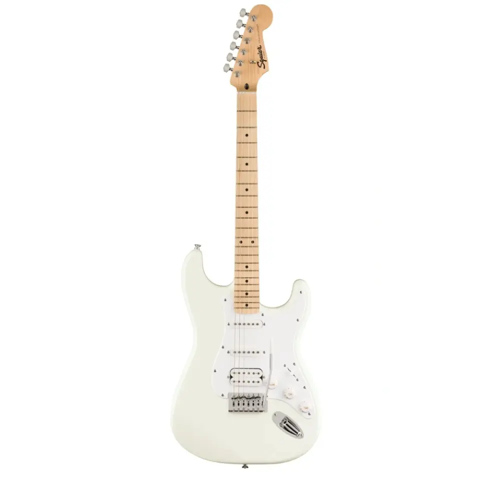 Squier FSR Sonic Stratocaster HSS Akçaağaç Klavye Arctic White Elektro Gitar