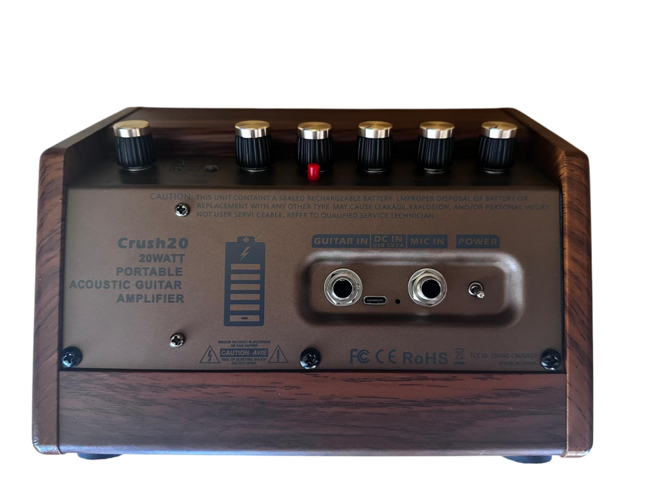 HIGHTONE CRUSH 20 Bluetooth Taşınabilir Gitar Amfisi