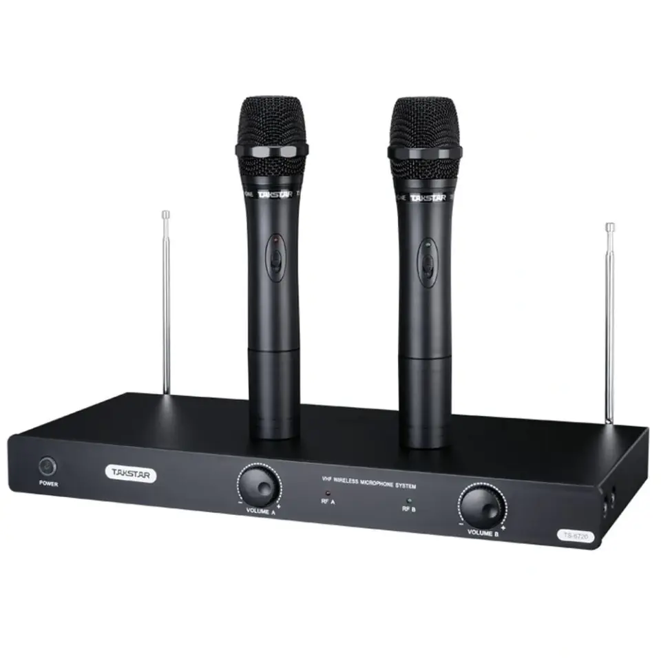TAKSTAR TS-6720 Kablosuz Telsiz Mikrofon Siyah