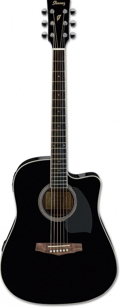 Ibanez PF15ECE-BK Elektro Akustik Gitar