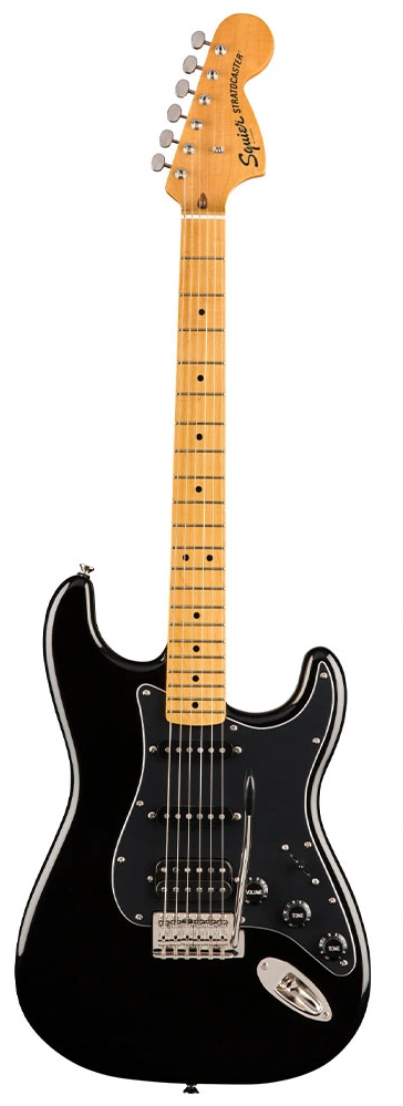 Squier Classic Vibe 70s Stratocaster HSS Akcaagac Klavye Black