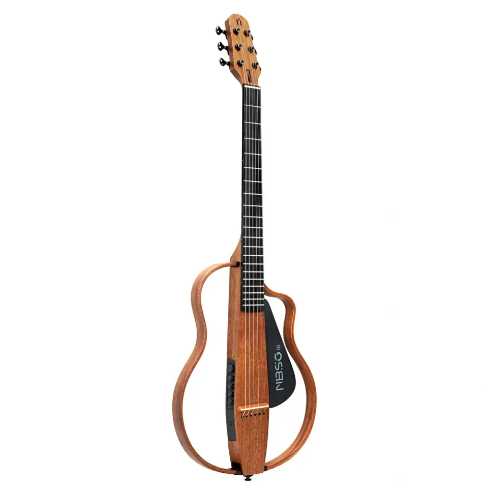 Natasha NBSG-S Silent Smart Maun Elektro Akustik Gitar