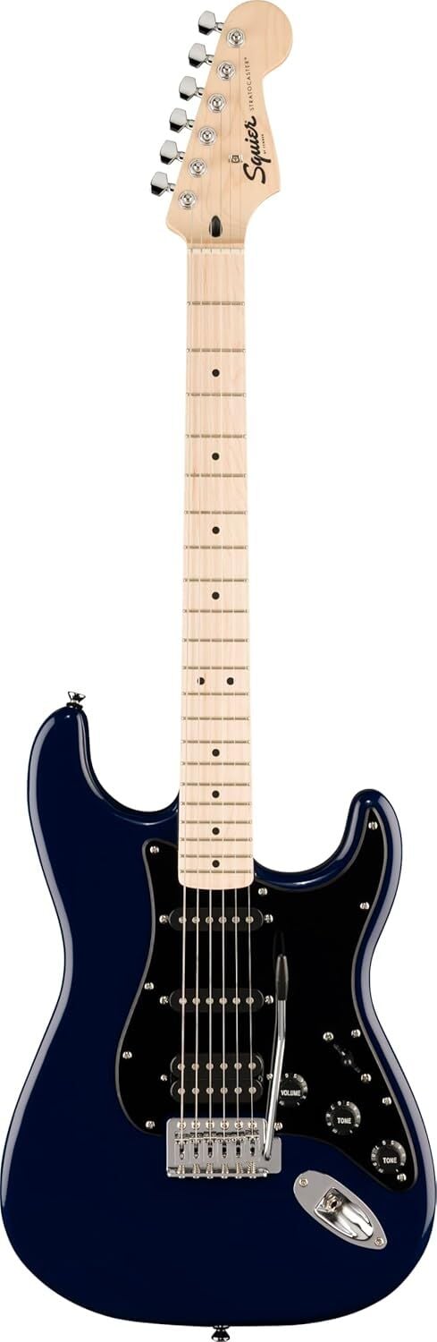 Squier Sonic Stratocaster Hss Midnight Blue Akçaağaç Klavye Elektro Gitar